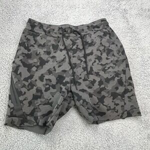 nike yoga shorts in dark grey
